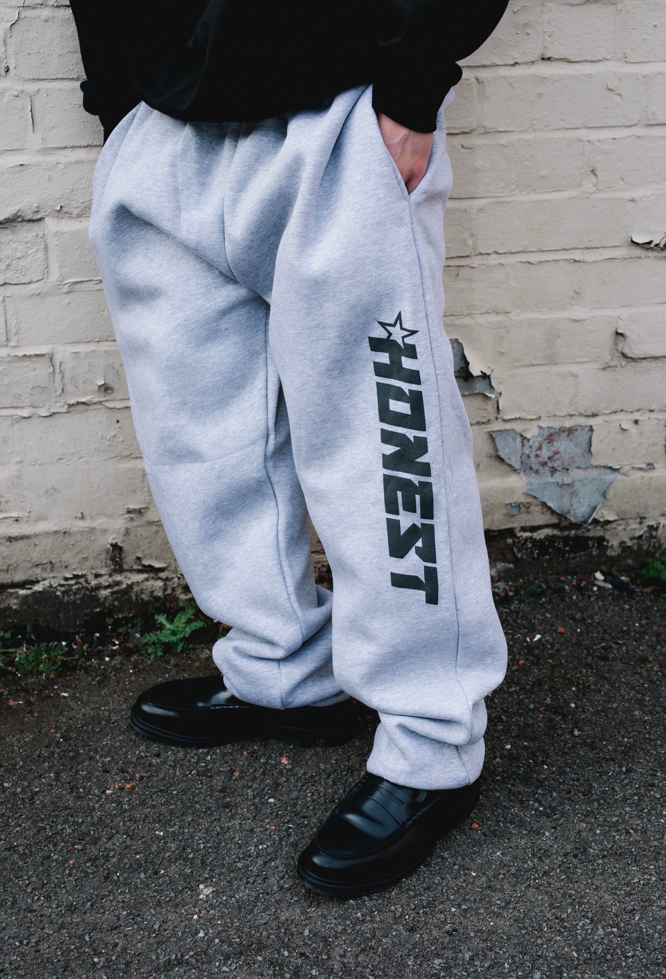 HSTAR SPELLOUT JOGGER (GREY)