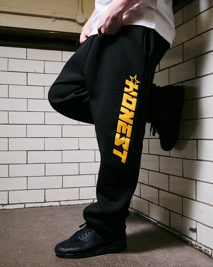 HSTAR SPELLOUT JOGGER (BLACK)